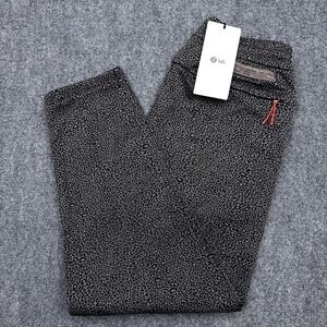 NEW Lululemon LAB Double-Knit Jacquard Jogger Men's Small Gray Leopard Tapered